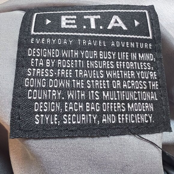 ETA Everyday Travel Adventure Crossbody Handbag Purse Many Pockets - Picture 5 of 12